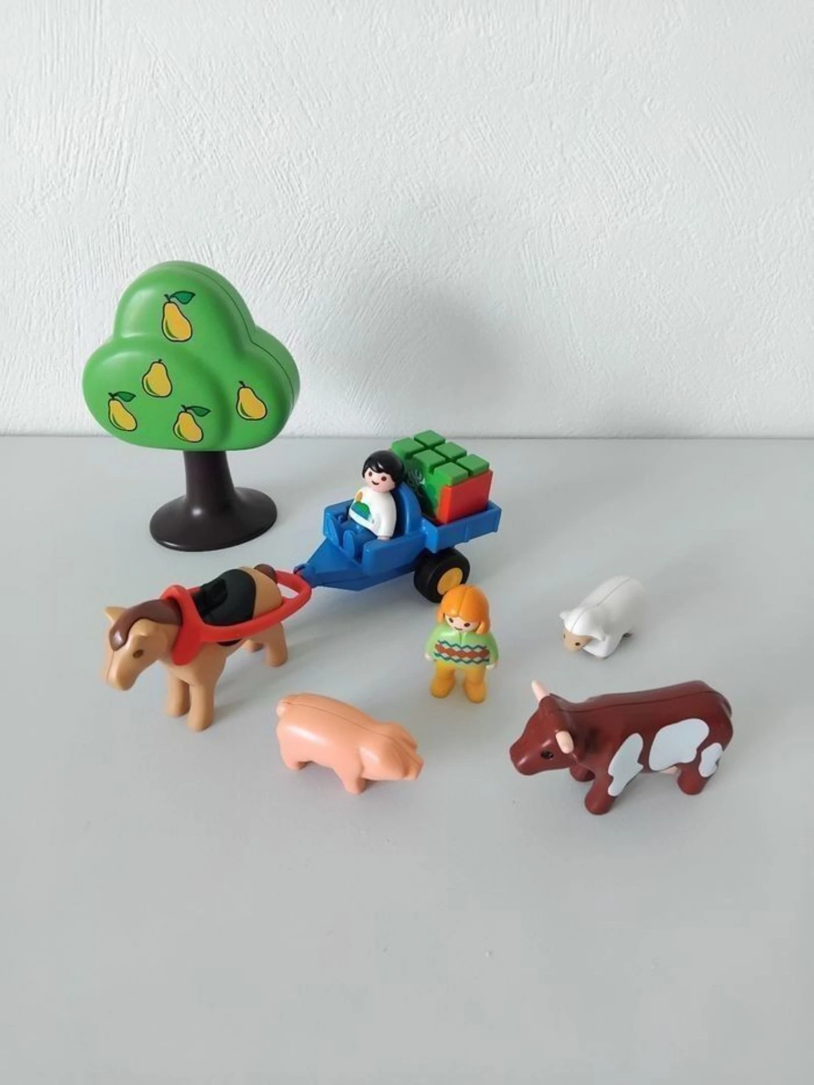 Playmobil 123 Animaux de Ferme Cariole 6620 Junior Complet